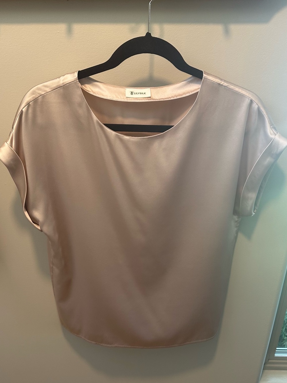 LILYSILK fluid drape Mulberry silk top - Picture 2 of 10